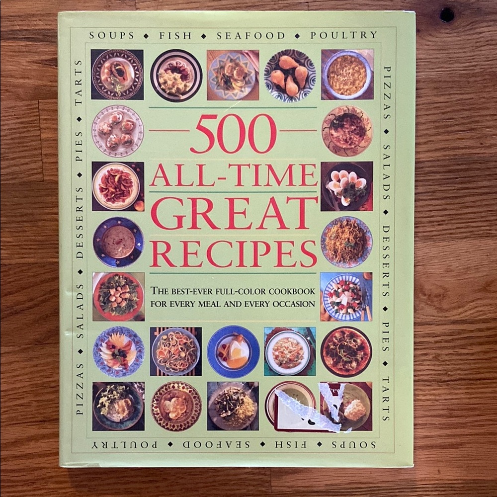 500 All-Time Great Recipes Cookbook